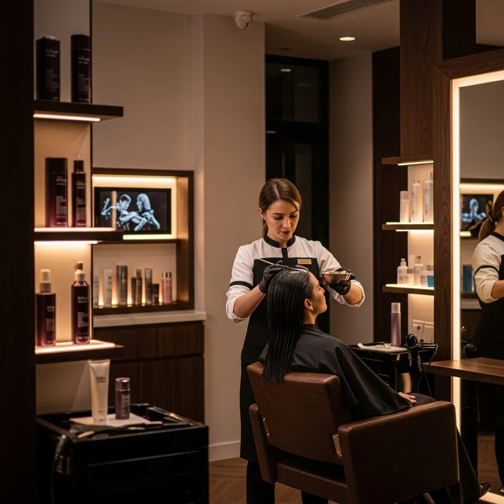 Exclusive salon experience at crystalshine